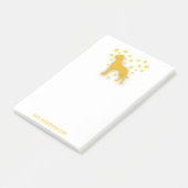Deutsche Dogge Starheart Post-it Klebezettel (angewinkelt)