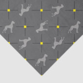 Deutsche Dogge Steampunk Seidenpapier (Detail)