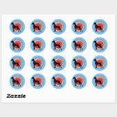 Deutsche Dogge sticker (Blatt)