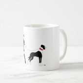Deutsche Dogge und Mädchen Kaffeetasse (VorderseiteRechts)