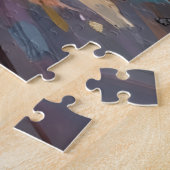 Deutsche Dogge Valentinstag Sanftes Herz Puzzle (Seite)