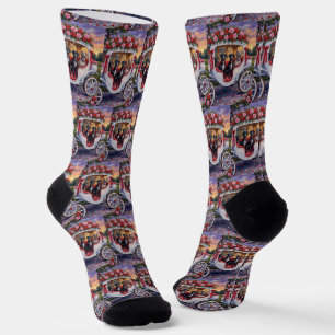 Deutsche Dogge Valentinstag Socken
