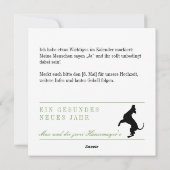 Deutsche Dogge Weihnachten (Rückseite)