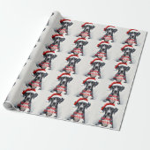 Deutsche Dogge WEIHNACHTEN Geschenkpapier (Ungerollt)