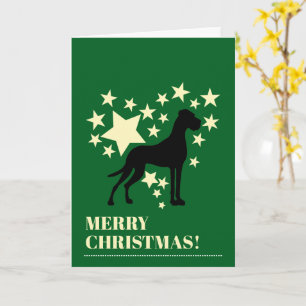 Deutsche Dogge Weihnachten Karte