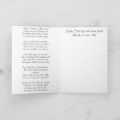 Deutsche Dogge,Weihnachten,Neujahr,lustigesGedicht Feiertagskarte (Innenseite)