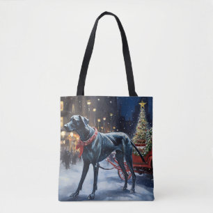 Deutsche Dogge Weihnachtsfestzeit Tasche