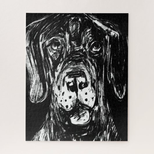 Deutsche Dogge Zeichenpuzzle Puzzle (Vertikal)