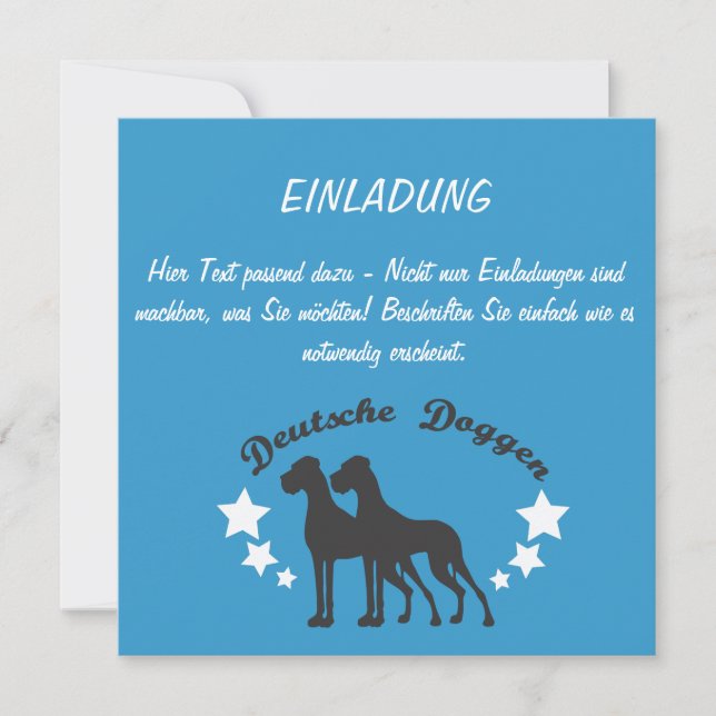 Deutsche Doggen (Vorderseite)