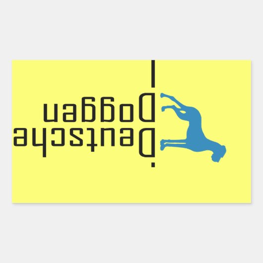 Deutsche Doggen Aufkleber (Vorderseite)