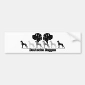 Deutsche Doggen Aufkleber Autoaufkleber (Vorne)