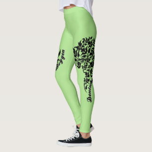 Deutsche Doggen blumig is already in German, so th Leggings