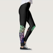 Deutsche Doggen blumig Leggings (Rechts)