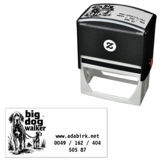 Deutsche Doggen Great Danes Briefmarke Permastempel