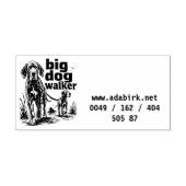 Deutsche Doggen Great Danes Briefmarke Permastempel (Design)