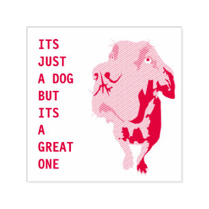 Deutsche Doggen Great Danes stamp Permastempel