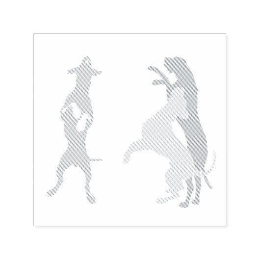Deutsche Doggen Great Danes stamp Permastempel (Design)