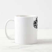 Deutsche Doggen Kopf Illustration Blatt Kaffeetasse (Links)