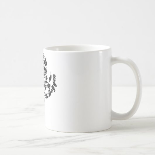 Deutsche Doggen Kopf Illustration Blatt Kaffeetasse (Rechts)