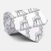 Deutsche-Doggen Krawatte (Gerollt)