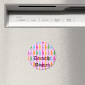 Deutsche Doggen-Logo Magnet (In Situ (Geschirrspüler))