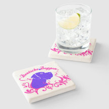 Deutsche Doggen Magenta Blaues Logo