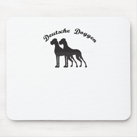 Deutsche Doggen Mousepad (Vorne)