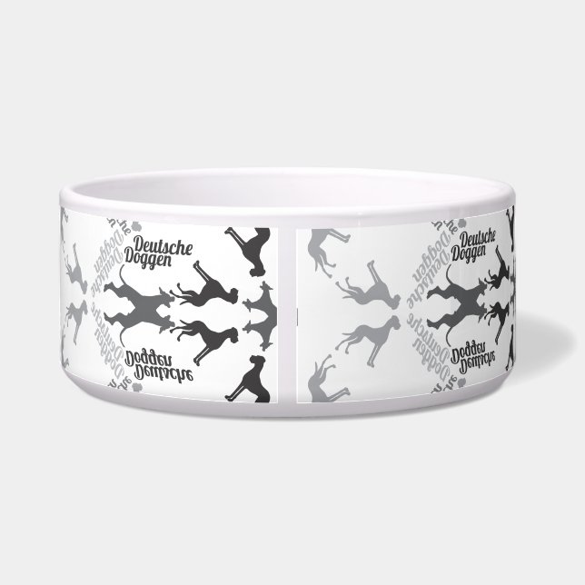 Deutsche Doggen Pet Bowl Napf (Rückseite)