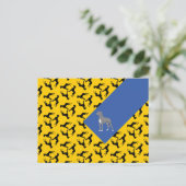 Deutsche Doggen Postkarte (Stehend Vorderseite)