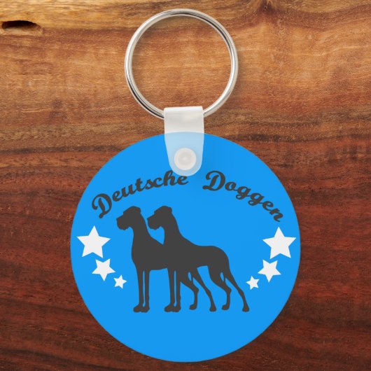 Deutsche Doggen Schlüsselanhänger (Vorderseite)