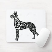 Deutsche Doggen sind GROSS! Mousepad (Mit Mouse)