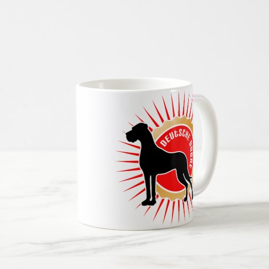 Deutsche Doggen Tasse (VorderseiteRechts)