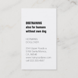 Deutsche Doggen Visitenkarte