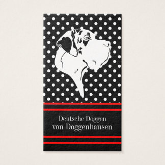 Deutsche Doggen Visitenkarten