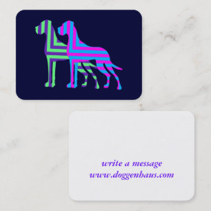 Deutsche Doggen Visitenkarten Visitenkarte