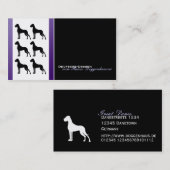 Deutsche Doggen Visitenkarten Visitenkarte (Vorne/Hinten)