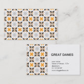 Deutsche Doggen Visitenkarten Visitenkarte (Vorne/Hinten)