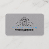 Deutsche Doggen Visitenkarten Visitenkarte (Vorderseite)