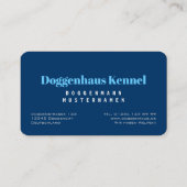 Deutsche Doggen Visitenkarten Visitenkarte (Rückseite)