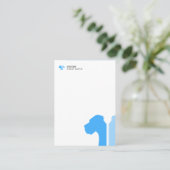 Deutsche Doggen Visitenkarten Visitenkarte (Stehend Vorderseite)