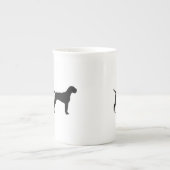 Deutsche Draht-Haarige Porzellantasse (Vorderseite)