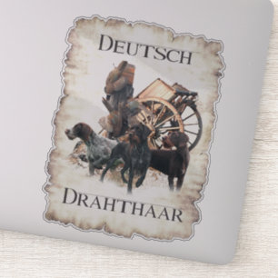 Deutsche Drahthaar Pointer Aufkleber