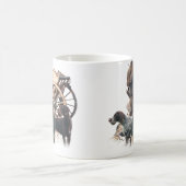 Deutsche Drahthaar Pointer-Aufkleber-Papierplatte Kaffeetasse (Mittel)