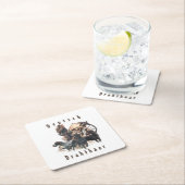 Deutsche Drahthaar Pointer-Aufkleber-Papierplatte Rechteckiger Pappuntersetzer (Vor Ort)