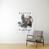 Deutsche Drahthaar Pointer-Aufkleber-Papierplatte Wandteppich (Beispiel)