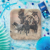 Deutsche Drahthaar Pointer Aufkleber Pappteller (Party)