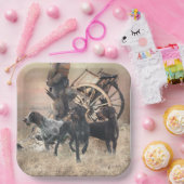 Deutsche Drahthaar Pointer Aufkleber Pappteller (Party)