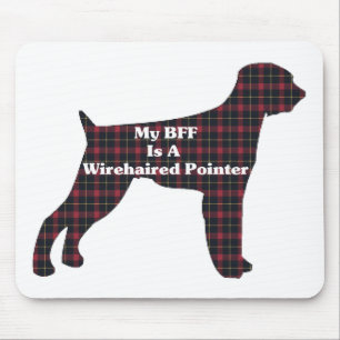 Deutsche Drahthaar Pointer BESTE FREUNDIN Mousepad