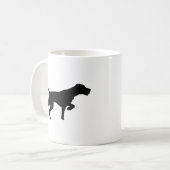 Deutsche Drahthaar Pointer Coffee Tasse (Vorderseite Links)