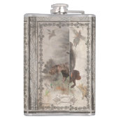 Deutsche Drahthaar Pointer Coffee Tasse Flachmann (Rückseite)